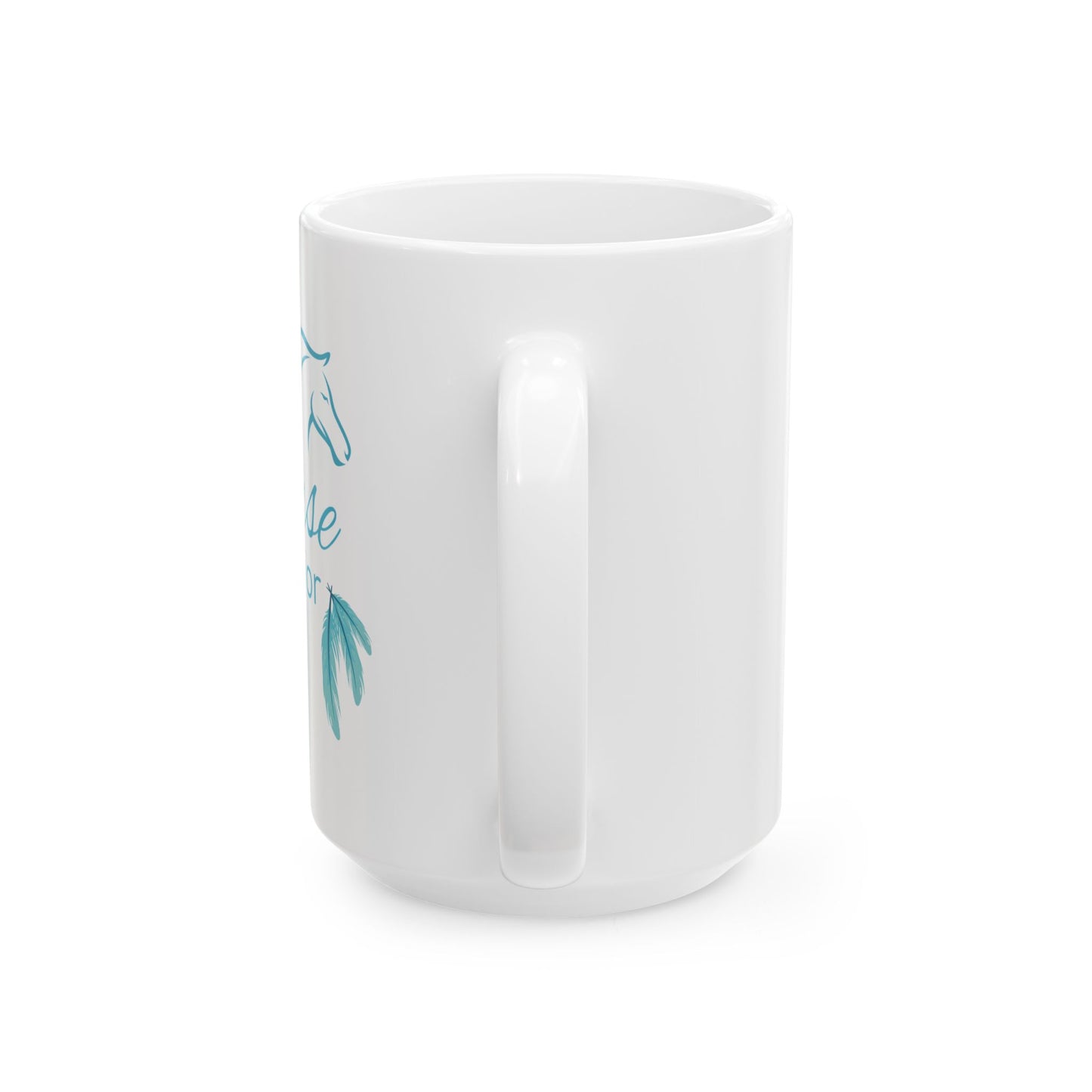 Coffee Mug - "Horse Warrior" - Inspirational Ceramic Mug (15oz)