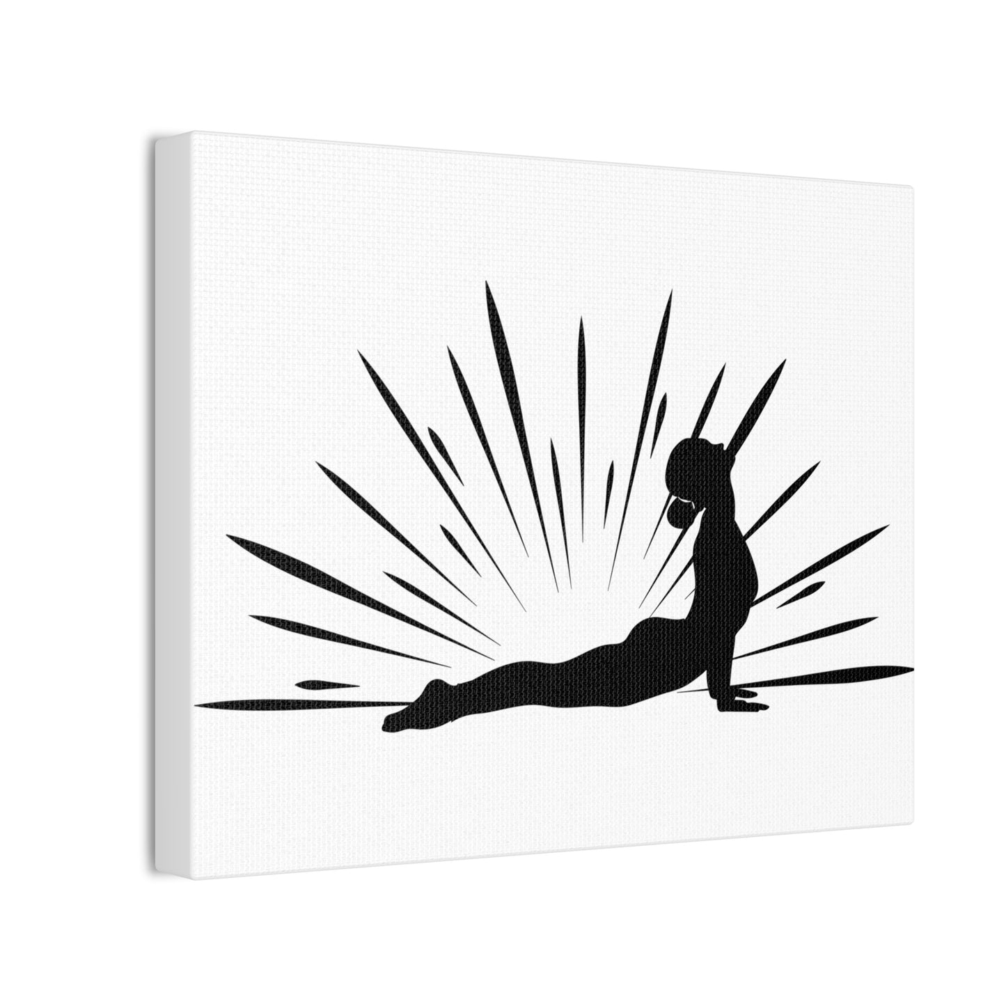 Yoga Wall Canvas — Cobra Pose Print