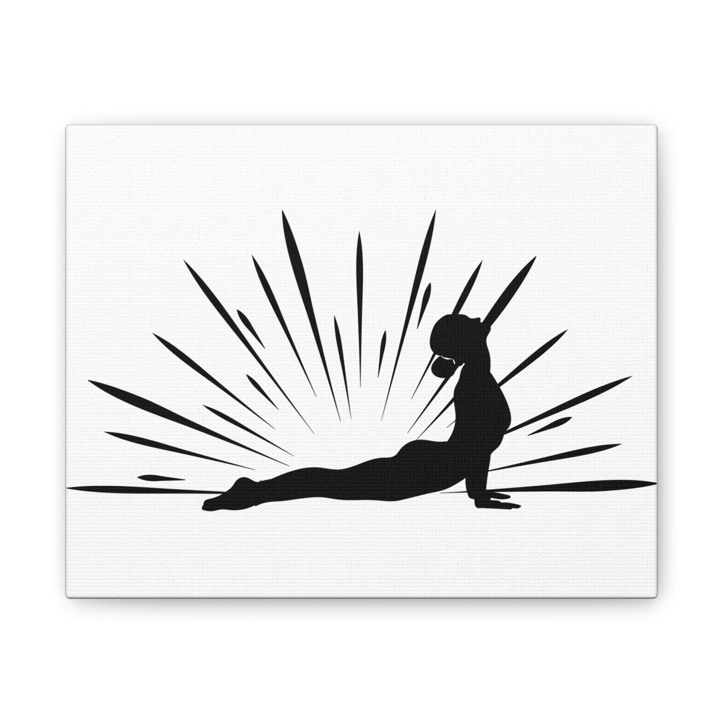 Yoga Wall Canvas — Cobra Pose Print