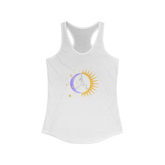 Sun & Moon Warrior - Women's Yoga Racerback Tank
