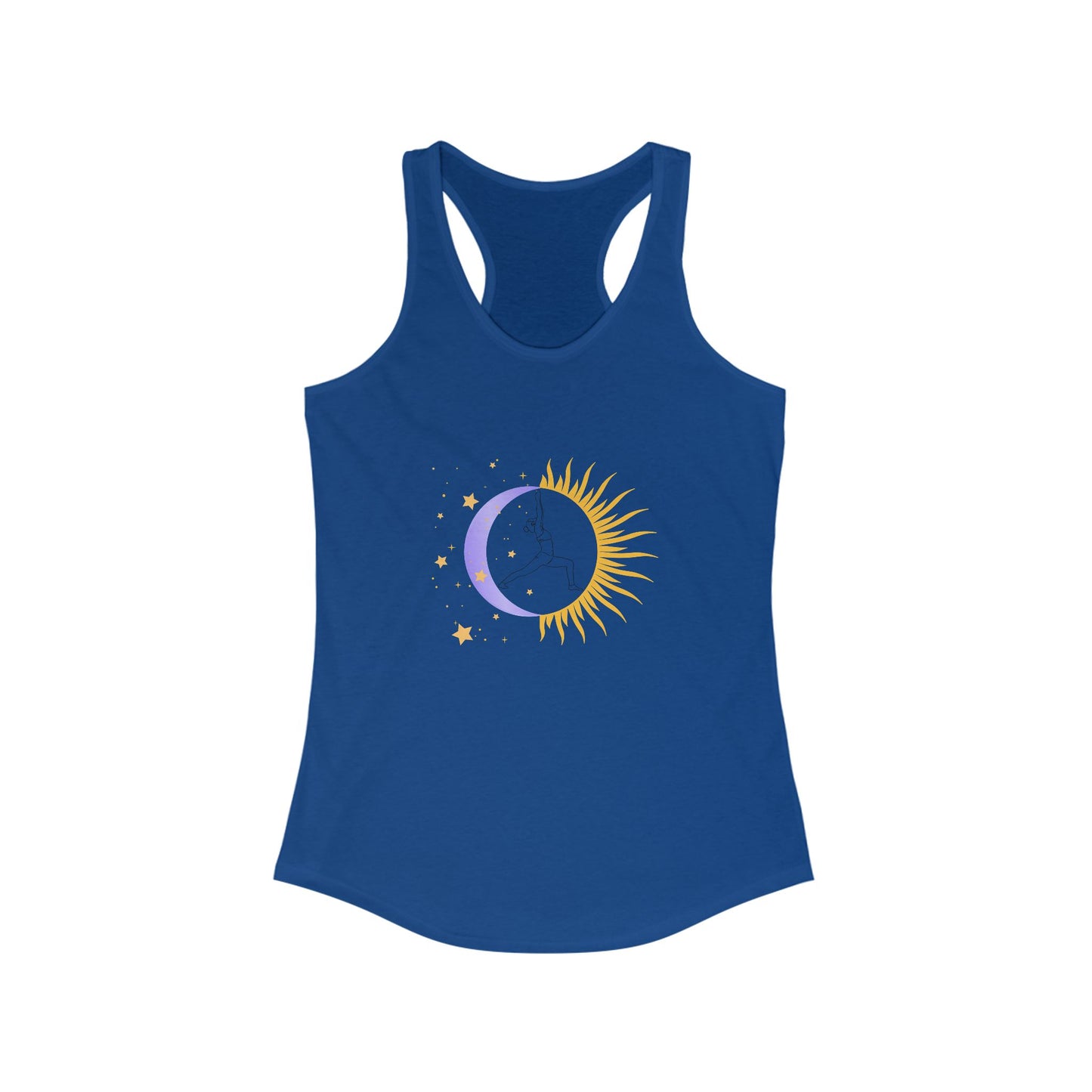 Sun & Moon Warrior - Women's Yoga Racerback Tank
